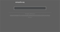 Desktop Screenshot of mirayafm.org